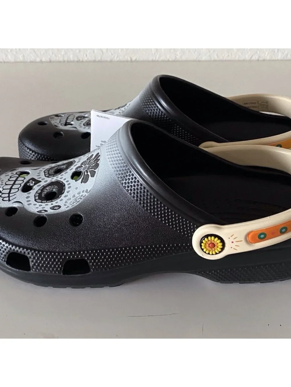 Crocs Day Of The Dead Classic‎ Clogs Skull 212109-0C4 Dia De Muertos Men’s Sz 12
